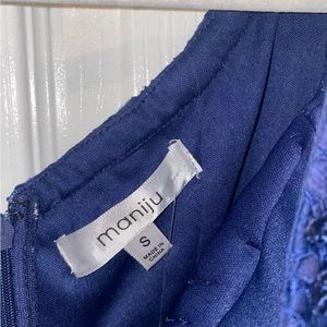 Blue prom dress